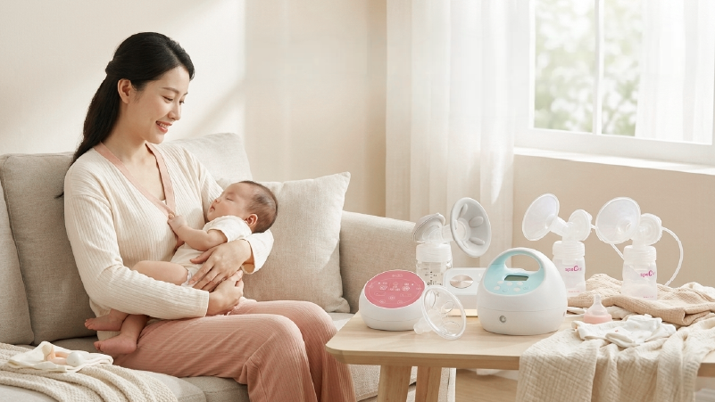 แนะนำ 5 เครื่องปั๊มนมน่าใช้ ปี 2026 พร้อมตารางเปรียบเทียบ