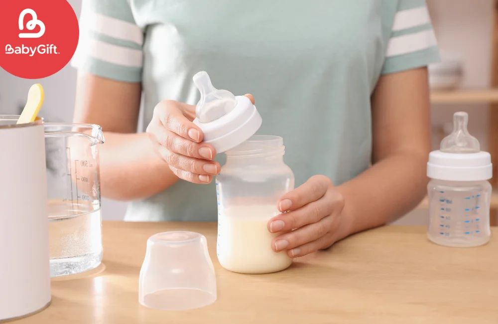 วิธีเก็บรักษานมที่ชงแล้ว