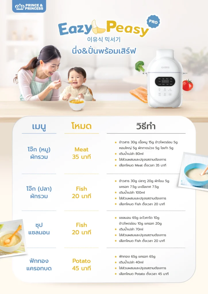 ข้าวเด็ก 6 เดือน
